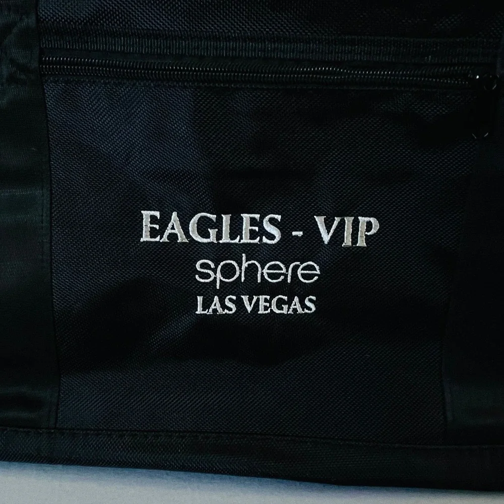 Eagles VIP Sphere Las Vegas Duffle Bag Large Black Concert Residency Merch